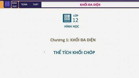 Toán 11. C8. B4. Thể tích khối chóp có cạnh bên vuông góc với đáy