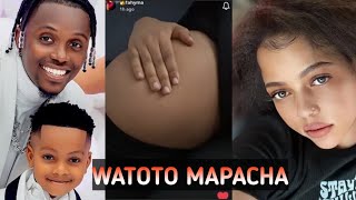 Fahyma Mjamzito Aweka Video Hii Akilishik A Tumbo Ajifungua Mapacha Rayvanny Afurahia Kupata Watoto