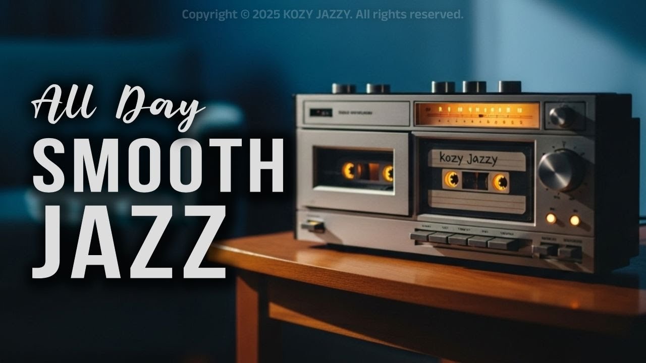 All Day Smooth Jazz Saxophone 🎷 8 Hours of Relaxing Instrumental Music for Work & Dreamy Vibes
