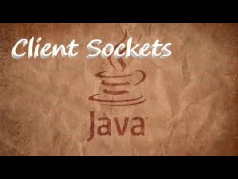 Java Advanced Tutorial #3 - Client Socket