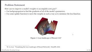 Optimizers | ML@P Reading Group | Alexandre Sauquet