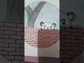 Panda Drawing In Circle