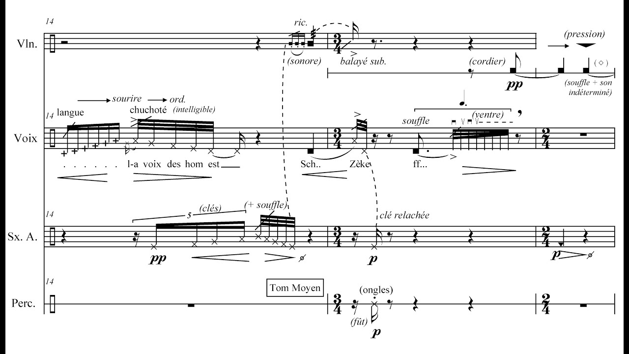 SCORE AND AUDIO · EXCERPT