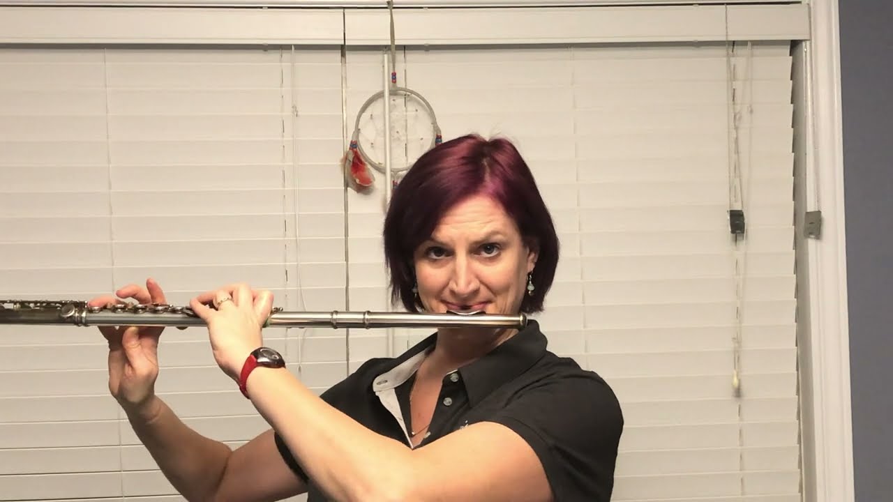 F# minor Harmonic Scale on the flute