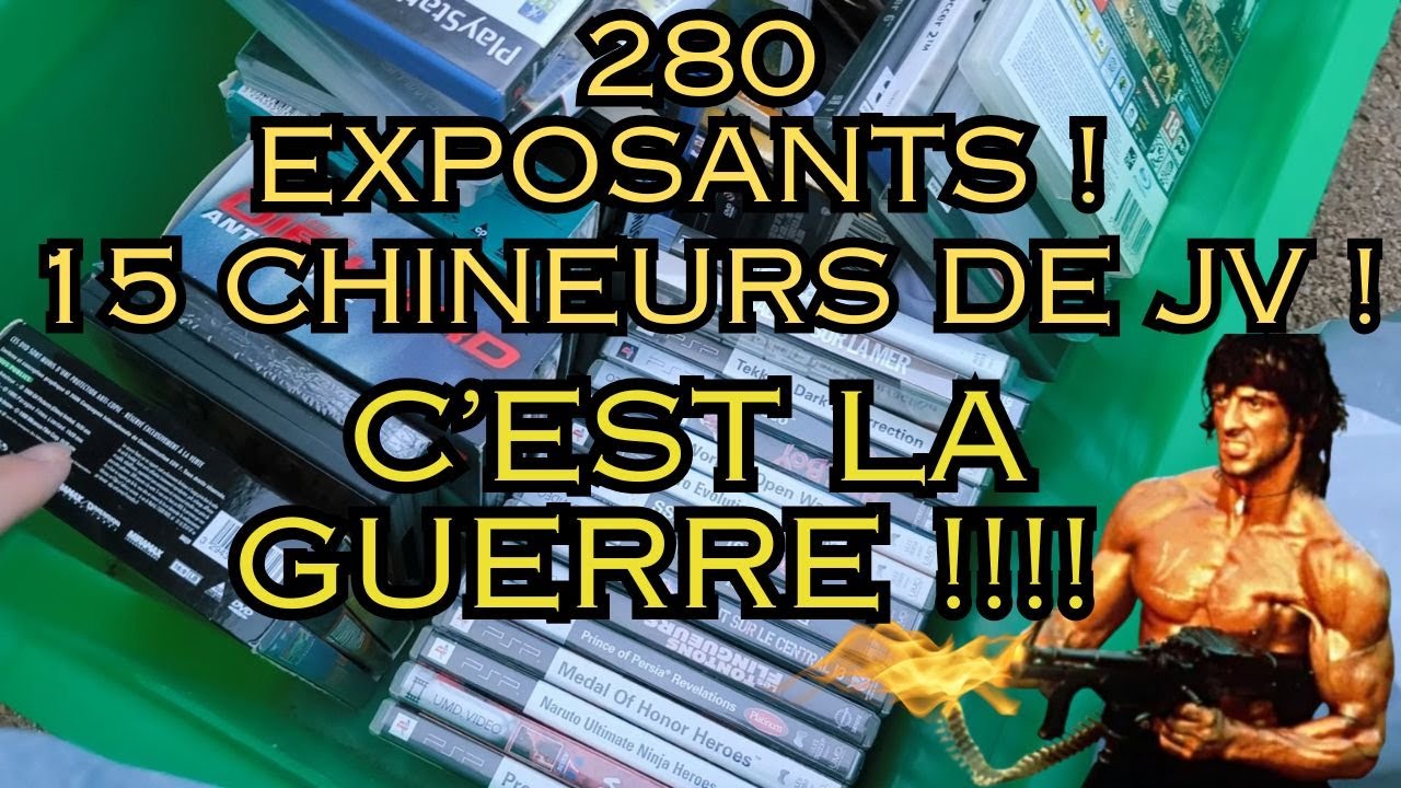 Vide grenier live  ! 280 exposants c'etait la guerre !!!