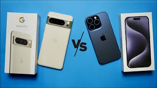 Pixel 8 Pro Vs Iphone 15 Pro Speed Test | Can Tensor G3 Beat A17 Pro?