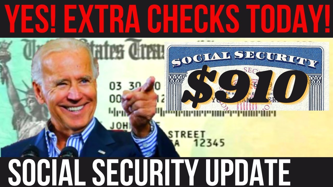 EXTRA $910 SOCIAL SECURITY CHECK TODAY! MAJOR CHANGE FROM SSA! SSI SSDI ...