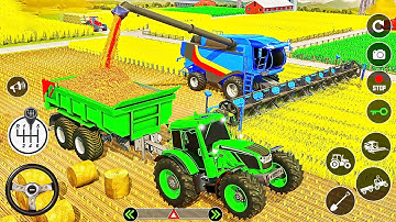 Modern Tractor Farming Driving Simulator 3D - New Tractor Games - Android  Gameplay 