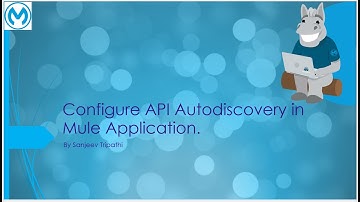 Configure API Autodiscovery in Mule Application.