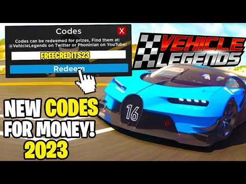 Vehicle Legends codes (October 2023) - Free cash