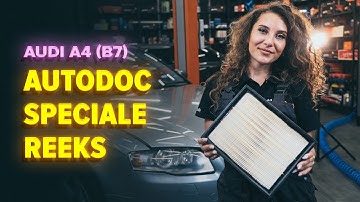 Hoe een luchtfilter vervangen op een AUDI A4 B7 Sedan [AUTODOC-TUTORIAL]