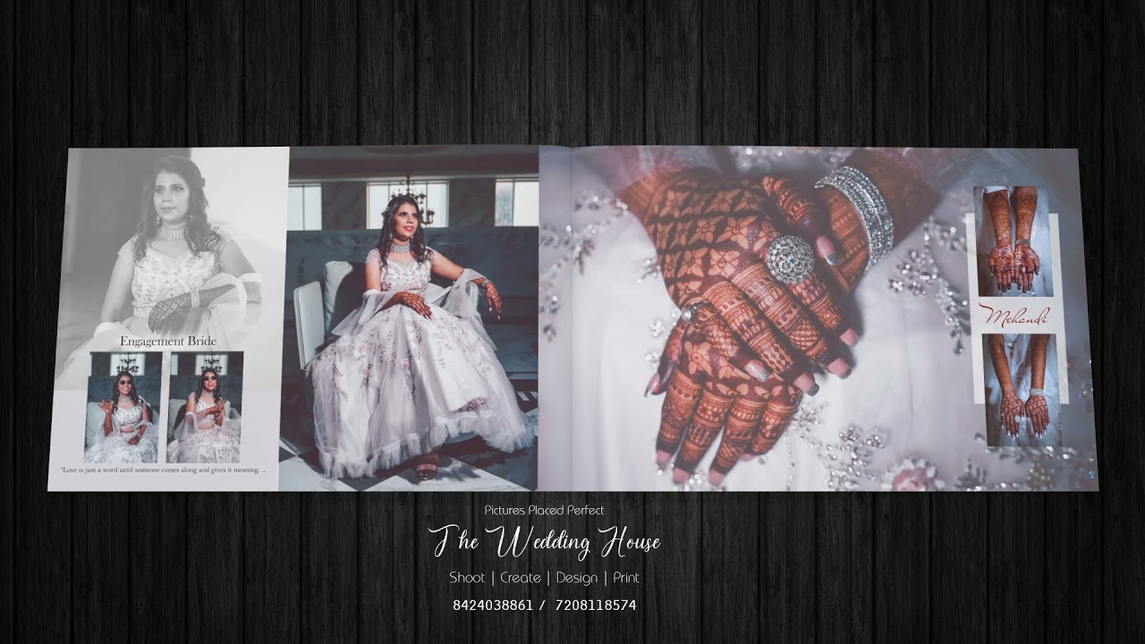 Engagement Album Design 12x36 | Wedding House