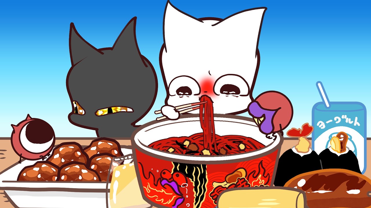 The ULTIMATE Japanese Convenience Store Food... with monsters!? 👹