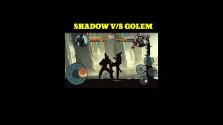 Shadow Fight Vip🔥Mod🔥Shadow Fight💪💪With Golem l CrazyMoment Part-354 #gamingshorts #shadowfight2