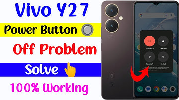 Vivo y27 power off problem solve kaise kare | how to use solve power button off problem in vivo y27
