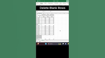 🚀 Say Goodbye to Blank Rows in Excel! 🧹✨
