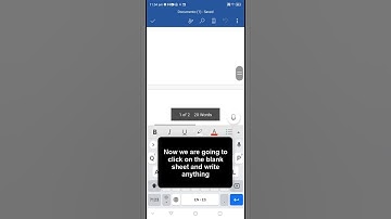 How to Delete a Blank Sheet of Word on Mobile ✔️ #Shorts