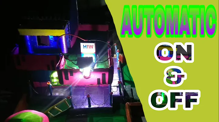 How To Make Simple Automatic Night Lamp With BC547 Transistor LED Night Light LDR Project DIY SHOW