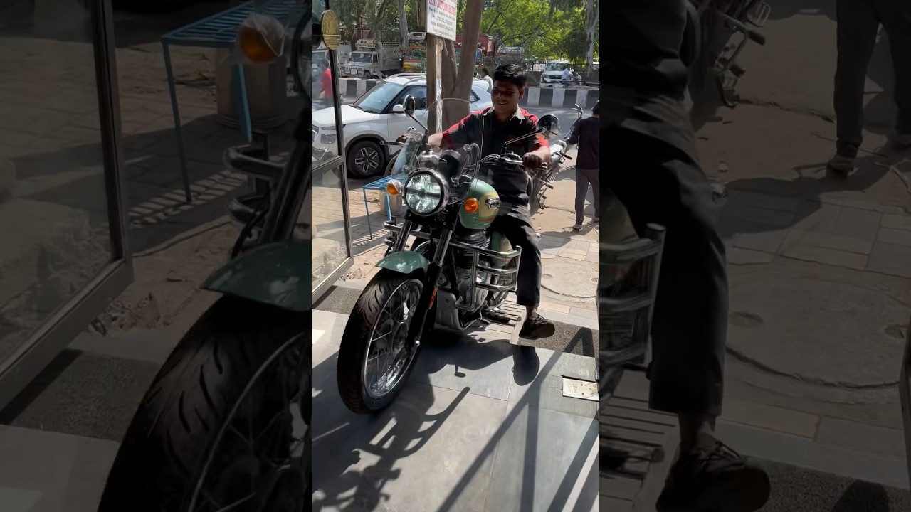 New Meteor 350 | Aurora Green Color | Royal Enfield | Full Video Link In Bio