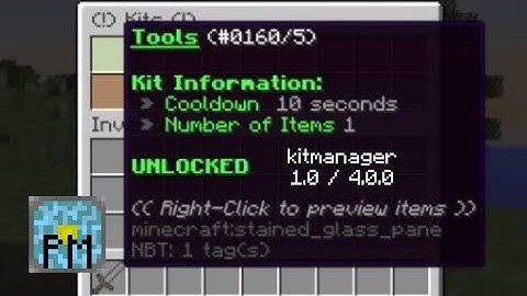 KitManager Plugin | PocketMine-MP