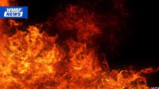 Crews remain on scene of large fire reported at Darlington County landfill