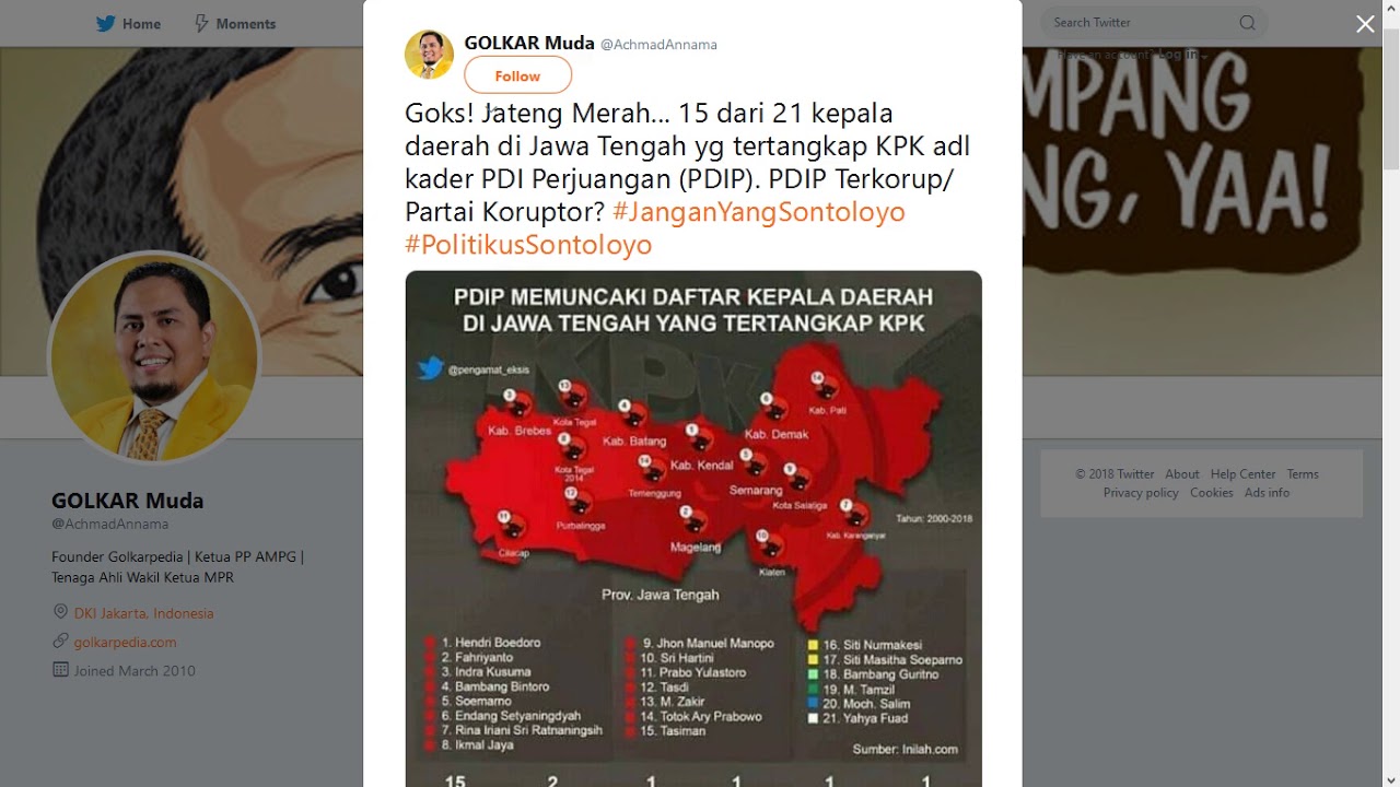 Indonesia Trending Tweets 27 10 2018 YouTube