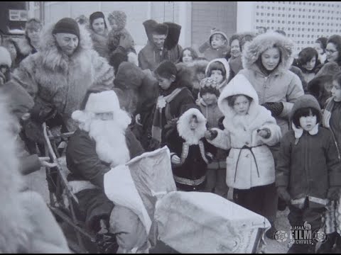 Santa comes to Fairbanks, Alaska, circa 1970