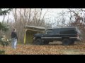 How to destroy a chevy suburban knocking down a shed