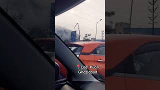 Massive Factory Fire Near Manipal Hospital | Lal Kuan Ghaziabad 🔥| Fire Breaks Out in Factory Area 🚨