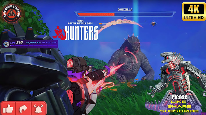 How to Take Down Godzilla in Fortnite | Epic Gozilla Titan Takedown  Guide! 🦖🔥in 4k 60Fps