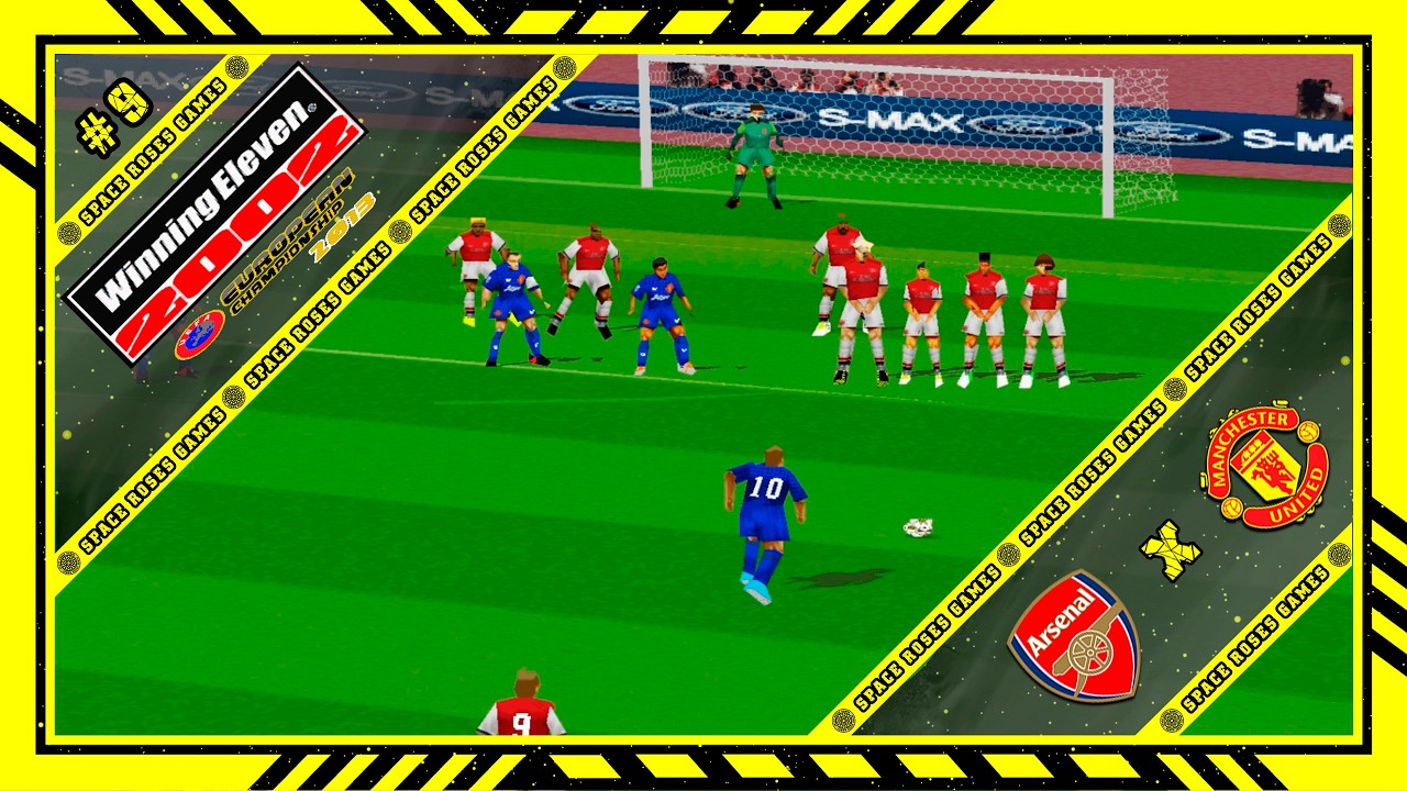 Winning Eleven 2002: European 2013 (PS1) Liga #9 Arsenal x Manchester United | Rodada 9
