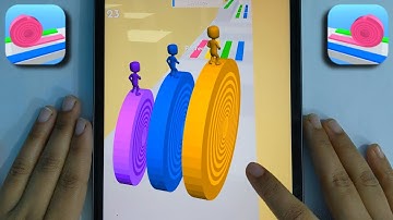 Layers Roll #4 All Levels Gameplay IOS Handcam