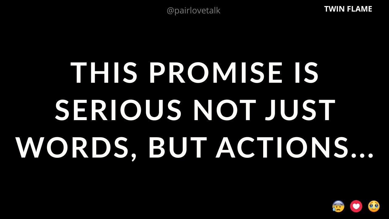 Это обещание — серьёзное дело, не только на словах, но и на деле... 😕🥰😐