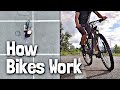 The Counterintuitive Physics of Turning a Bike