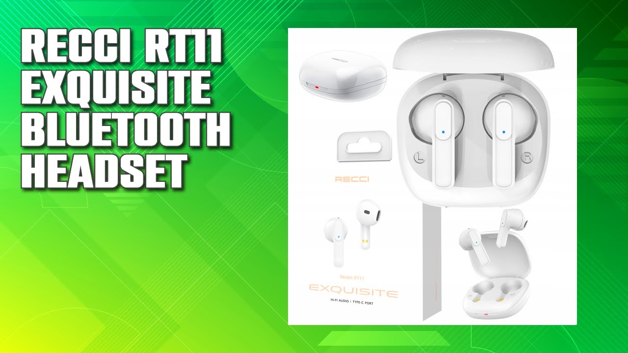 Recci rt11 exquisite bluetooth headset | Unboxing - YouTube