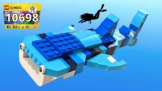 LEGO 10698:Whale Shark ジンベエザメの作り方 【レゴクラシック レシピ】