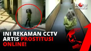 Video Artis Prostitusi Online Terekam CCTV | tvOne Minute