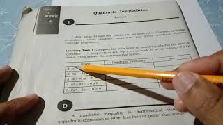 Famous G9 Learning Task 1 (week 6) Quadratic Inequality or Not Wealth