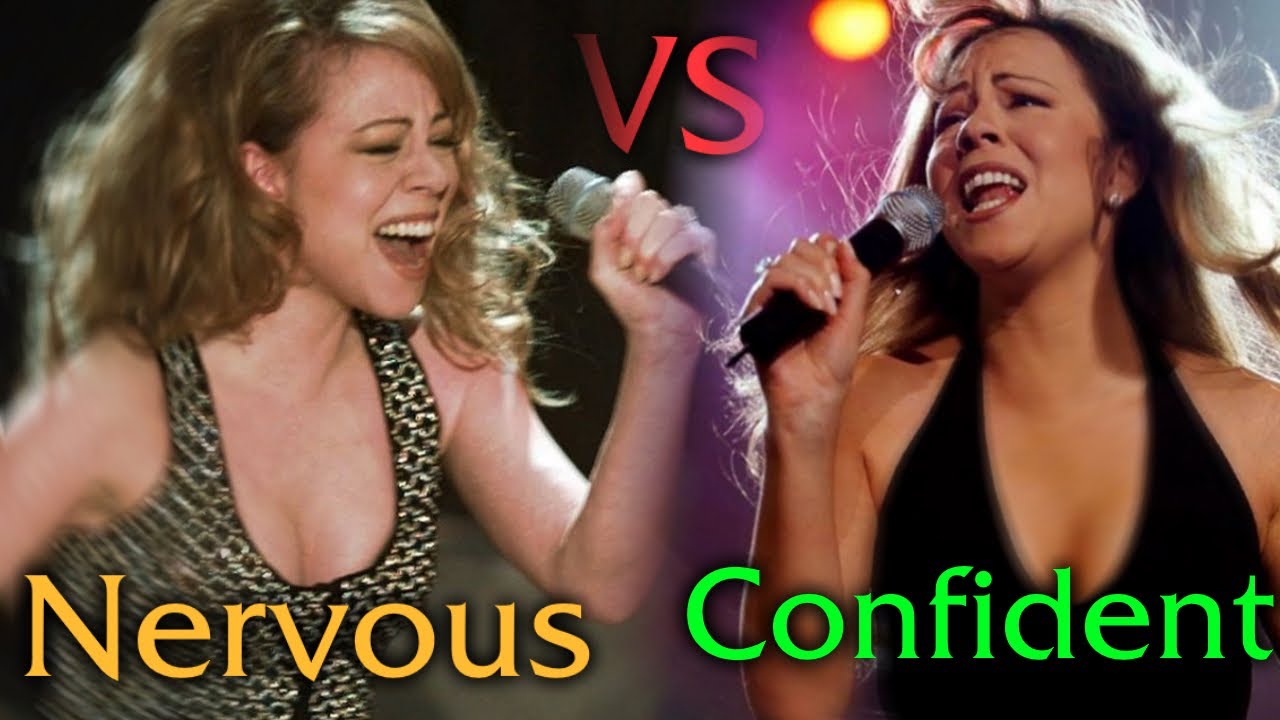 Nervous VS Confident Vocals - Mariah Carey