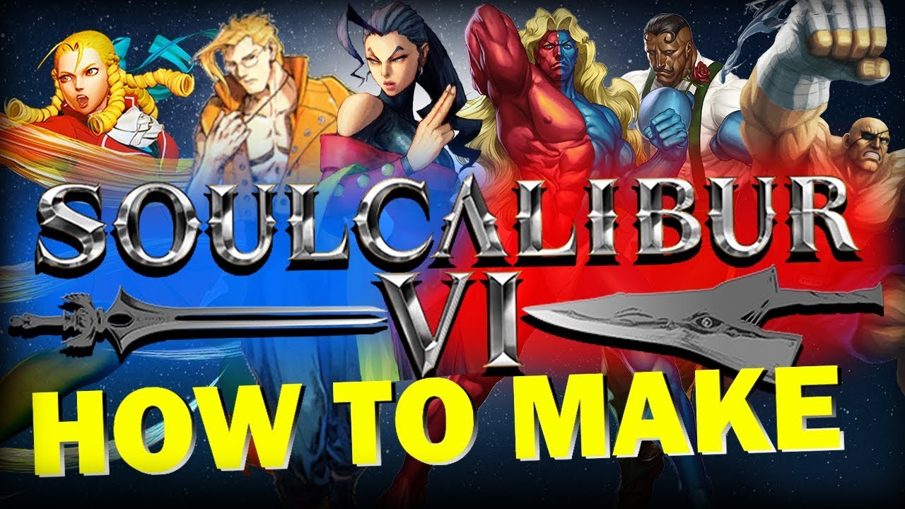SOULCALIBUR VI Character Creation how to: STREET FIGHTER PART 2 - YouTube