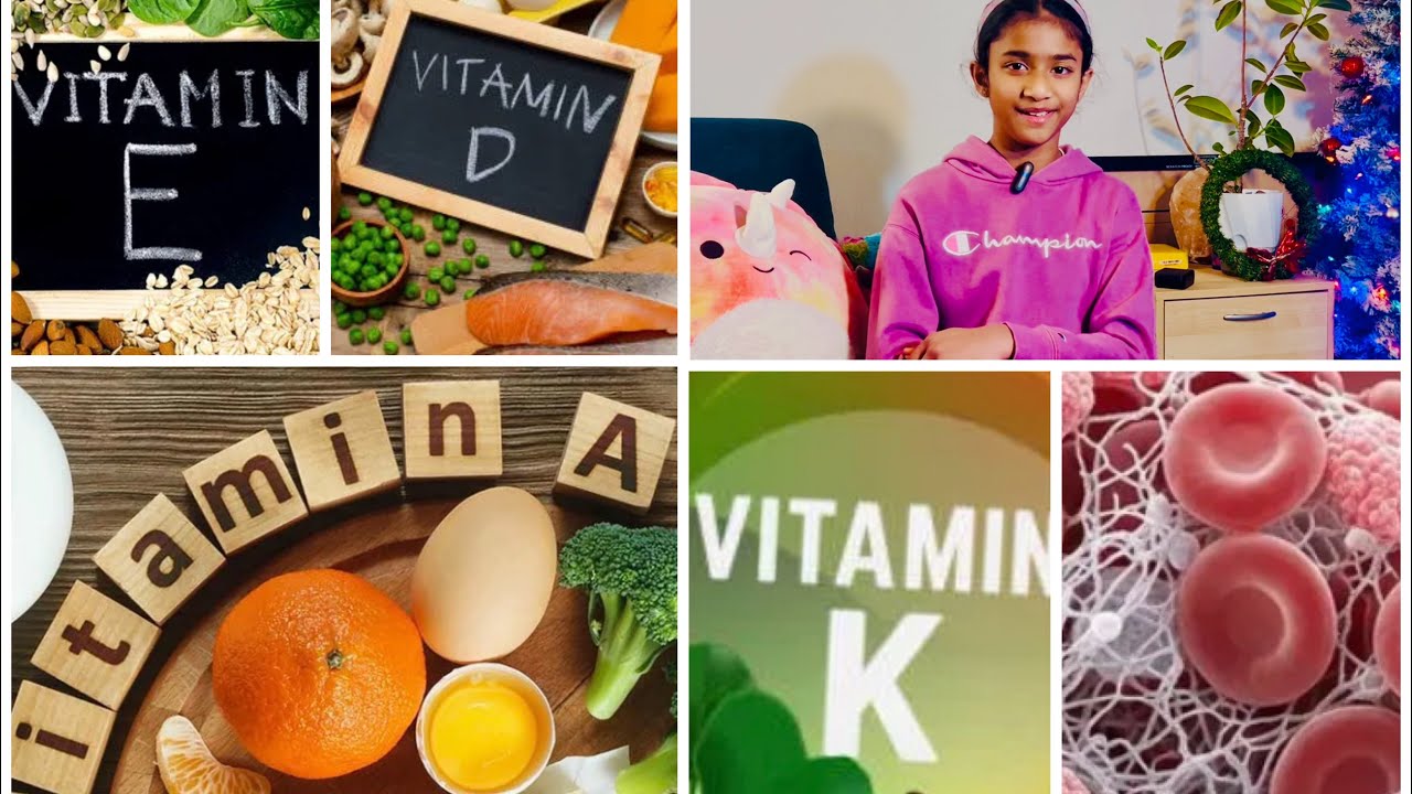 Fat-Soluble Vitamins (A, D, E, K): Functions, Sources, Deficiency & Toxicity