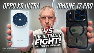 iPhone 17 pro vs OPPO Find X9 ULTRA Side by side camera comparison