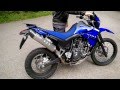 Yamaha xt 660 r  rp tuning exhaust sound and acceleration
