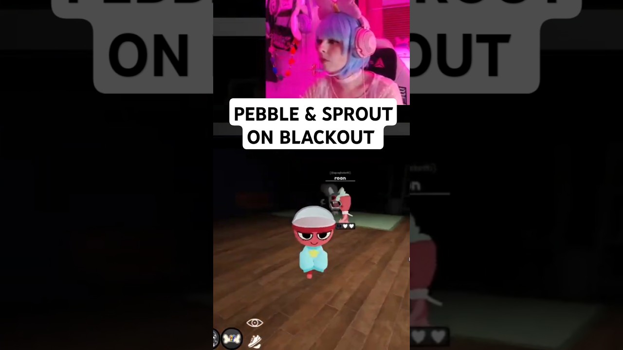 PEBBLE AND SPROUT BLACKOUT #cosplay #dandysworld #roblox #robloxgames #gaming