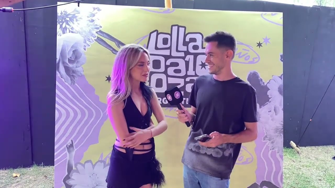Ana Mena encendió el Lollapalooza Argentina 2025 | Entrevista