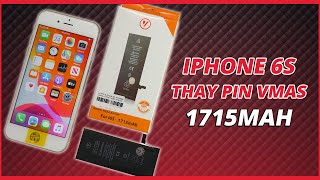 Thay pin iPhone 6s Vmas dung lượng chuẩn 1715mAH | Điện Thoại Vui TV