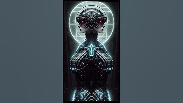 AI generated dark  bio-mech alien animation #shorts