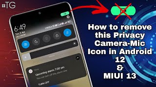 How to remove Camera Mic Icon from Status Bar in Android 12 & MIUI 13 screenshot 4