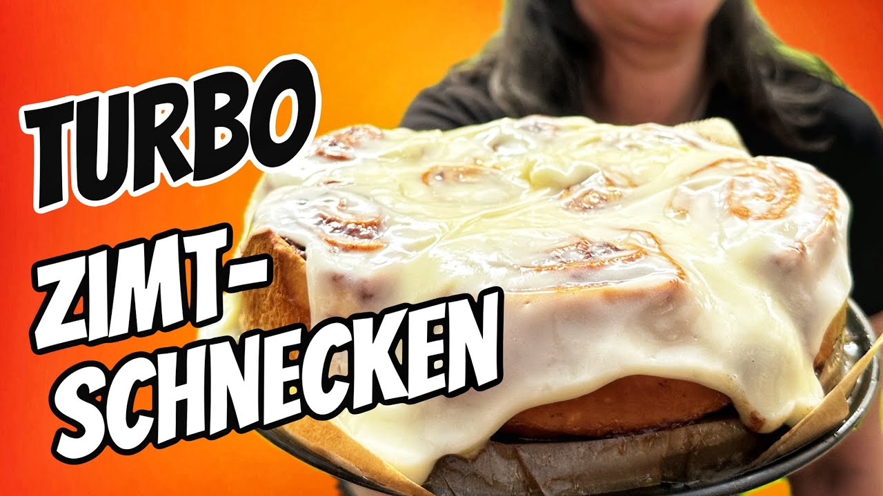 Zimtschnecken in nur 30 Minuten - einfach und schnell backen im Grill