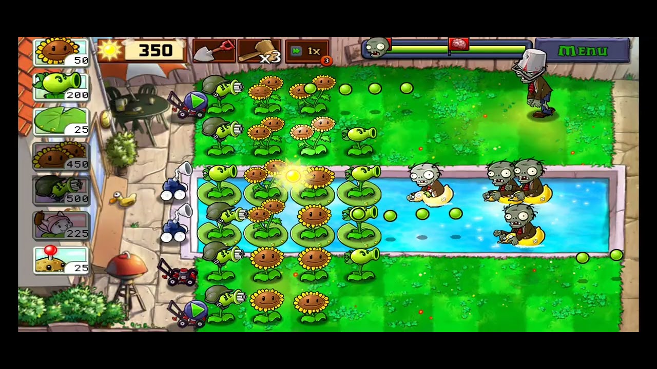 SURVIVAL PLANTS VS ZOMBIE END GAME 